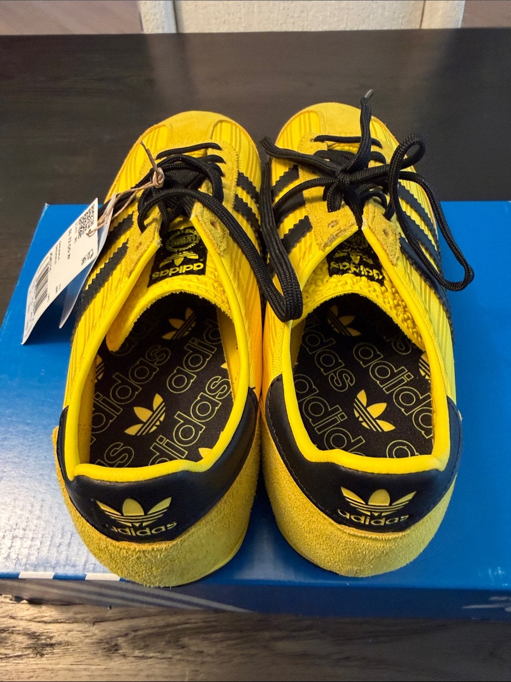 Adidas SL 72 OG W in Yellow - Brand new - box no lid - Women size 9 - Picture 4 of 6